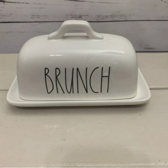 Rae Dunn Other - 🆕 Rae Dunn Brunch Butter Dish 🧈🖤